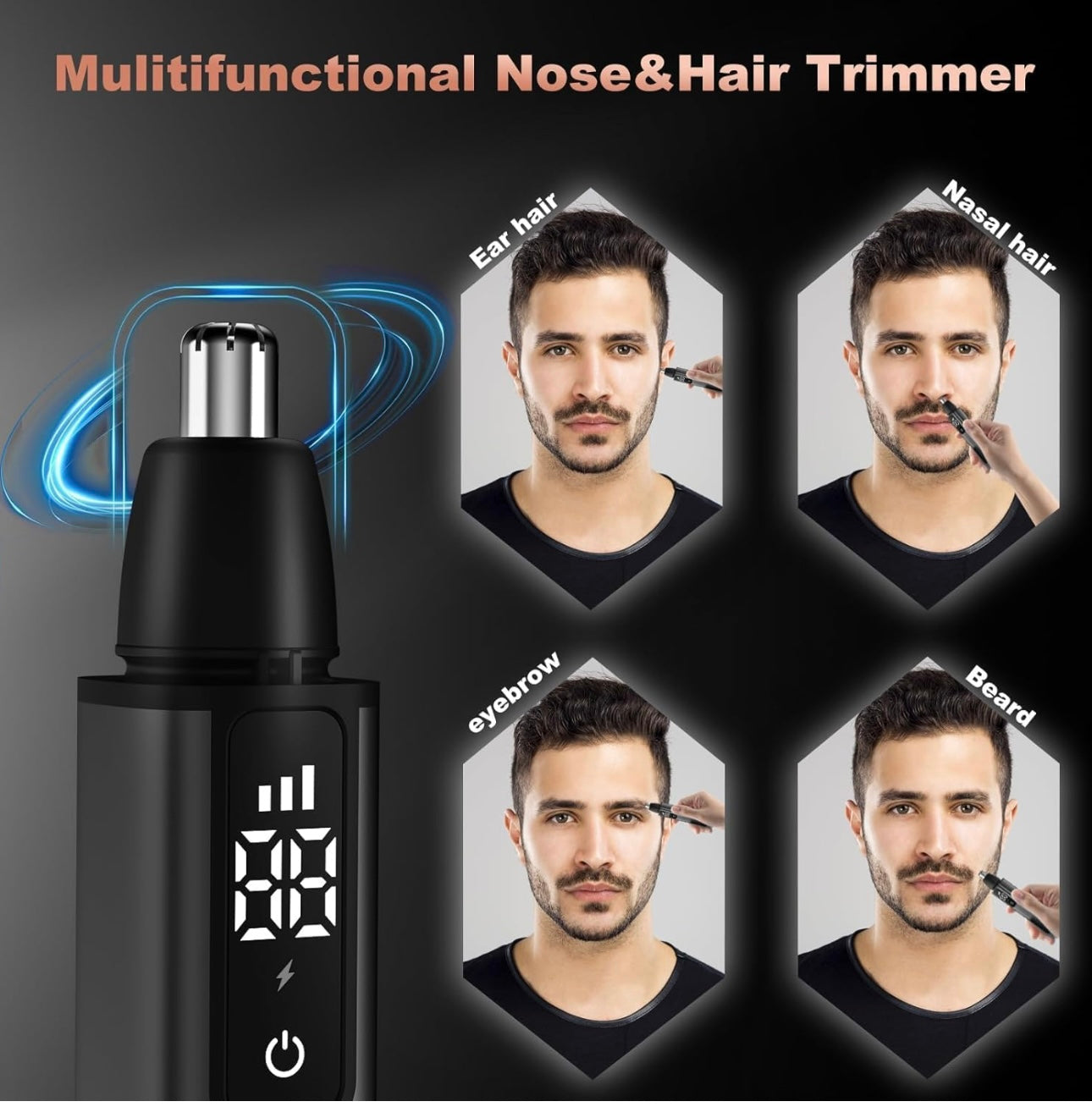 Dust2Oasis Nose & Ear Hair Trimmer for Men & Women.