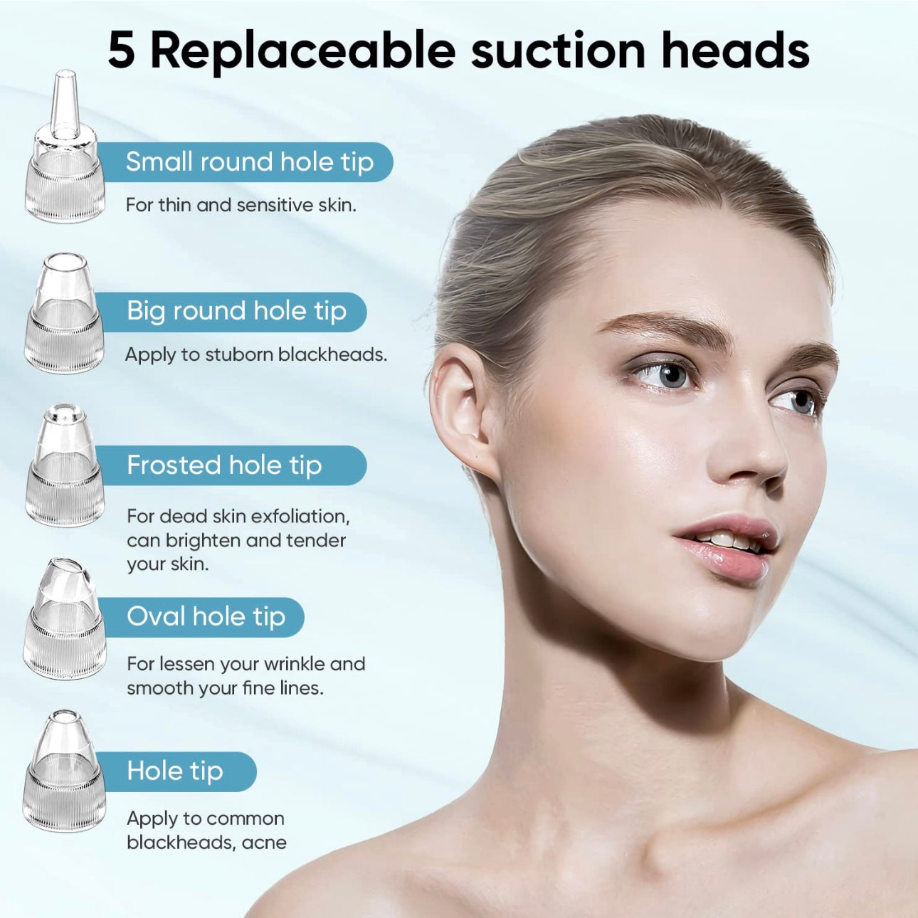 Electric Blackhead Remover Pore Vacuum.