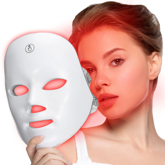 7-in-1 LED Light Therapy Face Mask for Skin Rejuvenation.
